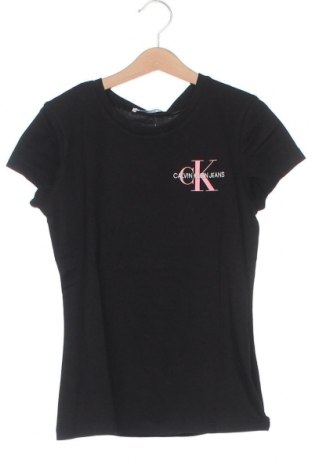 Tricou pentru copii Calvin Klein Jeans, Mărime 11-12y/ 152-158 cm, Culoare Negru, Bumbac, Preț 158,88 Lei