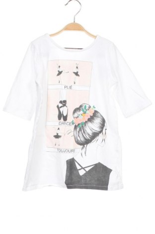 Kinder Tunika Zara, Größe 6-7y/ 122-128 cm, Farbe Weiß, 95% Baumwolle, 5% Elastan, Preis 28,42 €