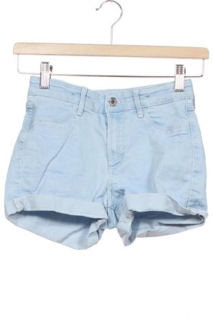 Детски къс панталон H&M, Размер 10-11y/ 146-152 см, Цвят Син, 78% памук, 28% полиестер, 1% еластан, Цена 10,08 лв.