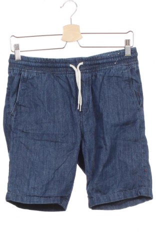 Детски къс панталон H&M, Размер 11-12y/ 152-158 см, Цвят Син, 90% памук, 10% полиестер, Цена 9,66 лв.