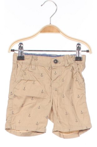 Детски къс панталон H&M, Размер 3-6m/ 62-68 см, Цвят Бежов, Памук, Цена 9,66 лв.