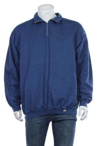 Ανδρική μπλούζα Trigema, Μέγεθος XXL, Χρώμα Μπλέ, Τιμή 24,68 €