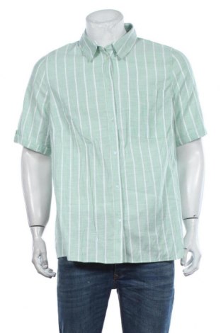 Мъжка риза, Размер L, Цвят Зелен, 50% полиестер, 50% памук, Цена 12,60 лв.