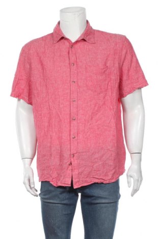 Pánská košile  Canda, Velikost XL, Barva Růžová, 55% len, 45% bavlna, Cena  414,00 Kč