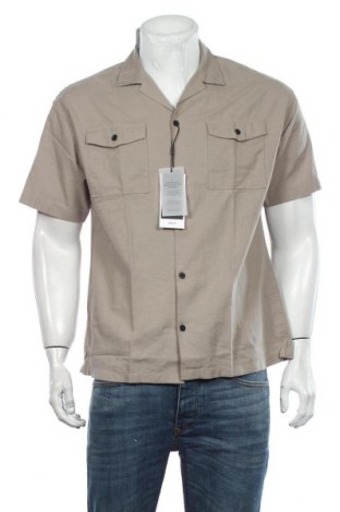 Męska koszula Premium By Jack & Jones, Rozmiar M, Kolor Beżowy, Cena 183,92 zł