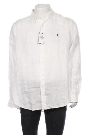 Pánská košile  Ralph Lauren, Velikost XL, Barva Bílá, Len, Cena  2 932,00 Kč