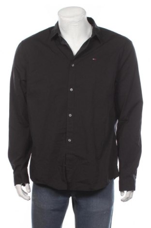 Мъжка риза Tommy Hilfiger, Размер XXL, Цвят Черен, 97% памук, 3% еластан, Цена 94,87 лв.