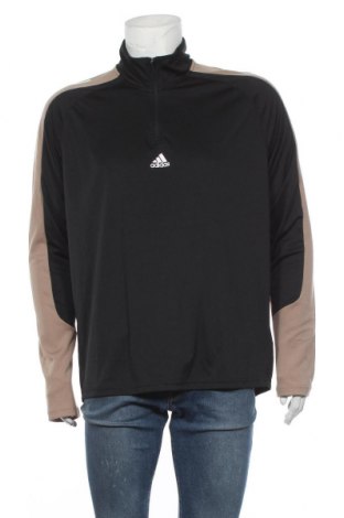 Мъжка спортна блуза Adidas, Размер XL, Цвят Черен, Полиестер, Цена 51,00 лв.