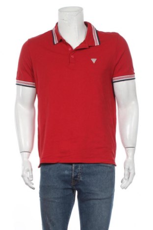 Herren T-Shirt Guess, Größe XL, Farbe Rot, 95% Baumwolle, 5% Elastan, Preis 23,66 €