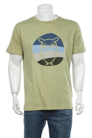 Tricou de bărbați Knowledge Cotton Apparel, Mărime XL, Culoare Verde, Bumbac, Preț 204,93 Lei