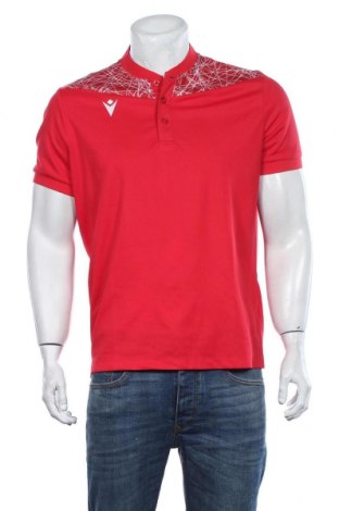 Pánské tričko  Macron, Velikost XL, Barva Červená, 100% polyester, Cena  393,00 Kč