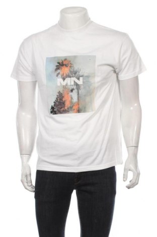 Мъжка тениска Mennace, Размер S, Цвят Бял, Памук, Цена 18,62 лв.