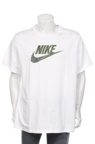 Мъжка тениска Nike, Размер XXL, Цвят Бял, Памук, Цена 36,57 лв.