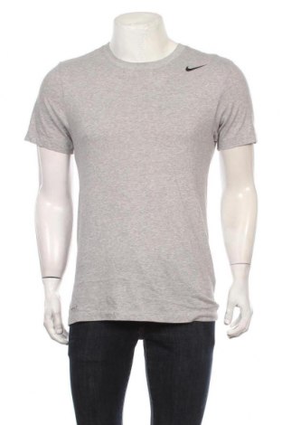 Herren T-Shirt Nike, Größe S, Farbe Grau, 57% Baumwolle, 43% Polyester, Preis 19,48 €