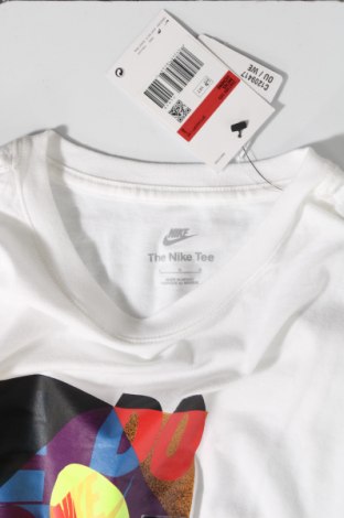Мъжка тениска Nike, Размер L, Цвят Бял, Памук, Цена 53,00 лв.