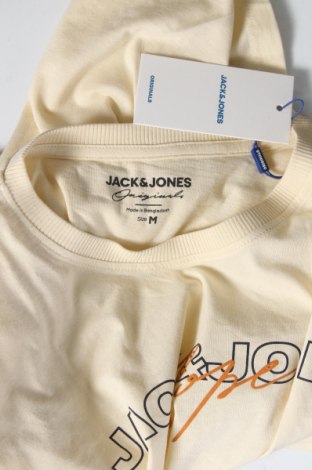 Мъжка тениска Originals By Jack & Jones, Размер M, Цвят Жълт, Памук, Цена 27,44 лв.