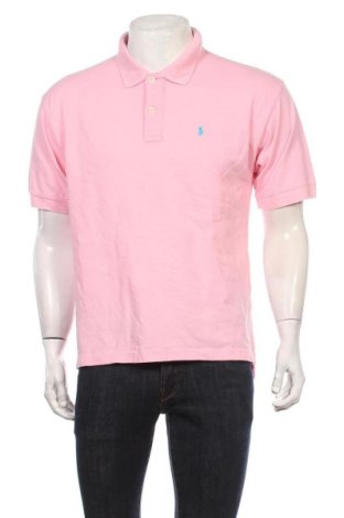 Ανδρικό t-shirt Polo By Ralph Lauren, Μέγεθος L, Χρώμα Ρόζ , Βαμβάκι, Τιμή 20,78 €