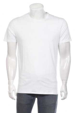 Herren T-Shirt Selected Homme, Größe L, Farbe Weiß, 95% Baumwolle, 5% Elastan, Preis 12,02 €