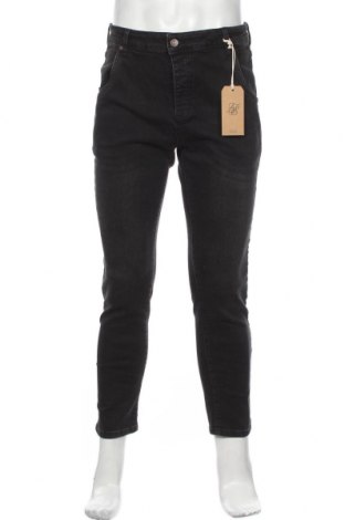 Pánské džíny  SikSilk, Velikost M, Barva Černá, 79% bavlna, 20% bavlna, 1% elastan, Cena  604,00 Kč