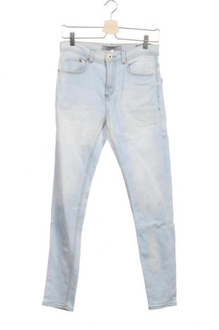 Мъжки дънки Zara Man, Размер S, Цвят Син, 99% памук, 1% еластан, Цена 20,50 лв.
