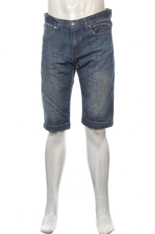 Мъжки къс панталон Esprit, Размер L, Цвят Син, Памук, Цена 14,18 лв.