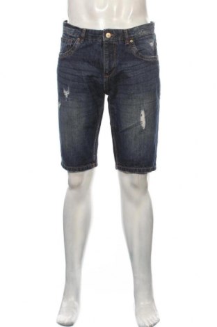 Pantaloni scurți de bărbați Oviesse, Mărime L, Culoare Albastru, Bumbac, Preț 73,68 Lei