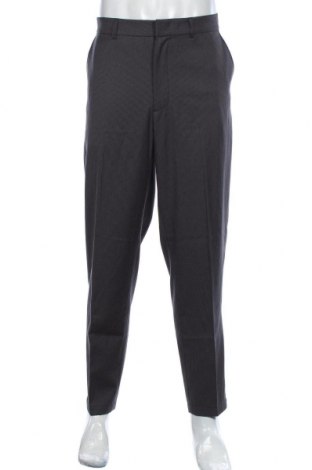 Мъжки панталон Armani Exchange, Размер L, Цвят Сив, 84% полиестер, 8% вискоза, 8% вълна, Цена 109,82 лв.