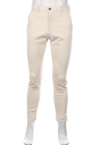 Pánské kalhoty  Boohoo, Velikost M, Barva Béžová, 98% bavlna, 2% elastan, Cena  325,00 Kč