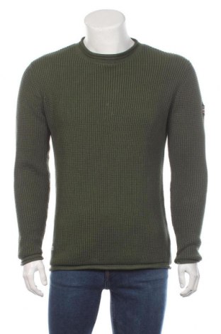 Herrenpullover Pepe Jeans, Größe L, Farbe Grün, Baumwolle, Preis 82,81 €