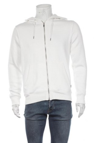 Herren Sweatshirt Jack & Jones, Größe M, Farbe Weiß, 50% Baumwolle, 50% Polyester, Preis 17,57 €