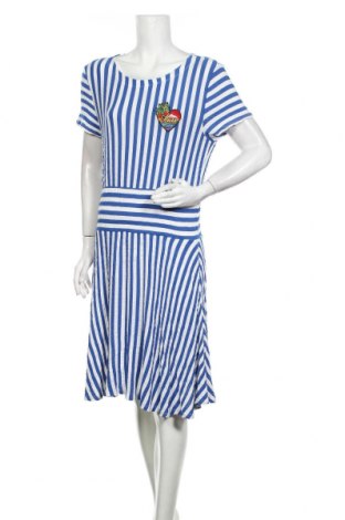 Kleid Love Moschino, Größe XXL, Farbe Blau, 97% Viskose, 3% Elastan, Preis 161,30 €