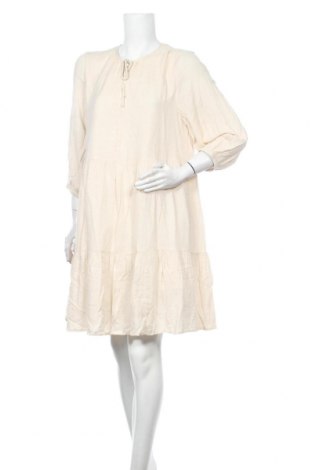 Kleid Selected Femme, Größe M, Farbe Ecru, 85% Modal, 15% Leinen, Preis 43,56 €