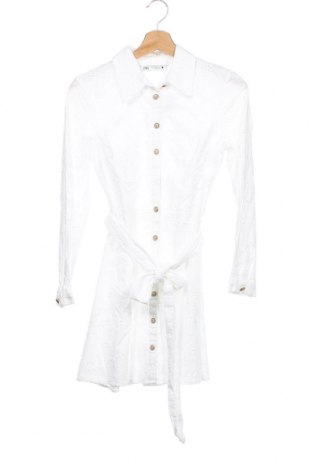 Kleid Zara, Größe XS, Farbe Weiß, Preis 26,44 €