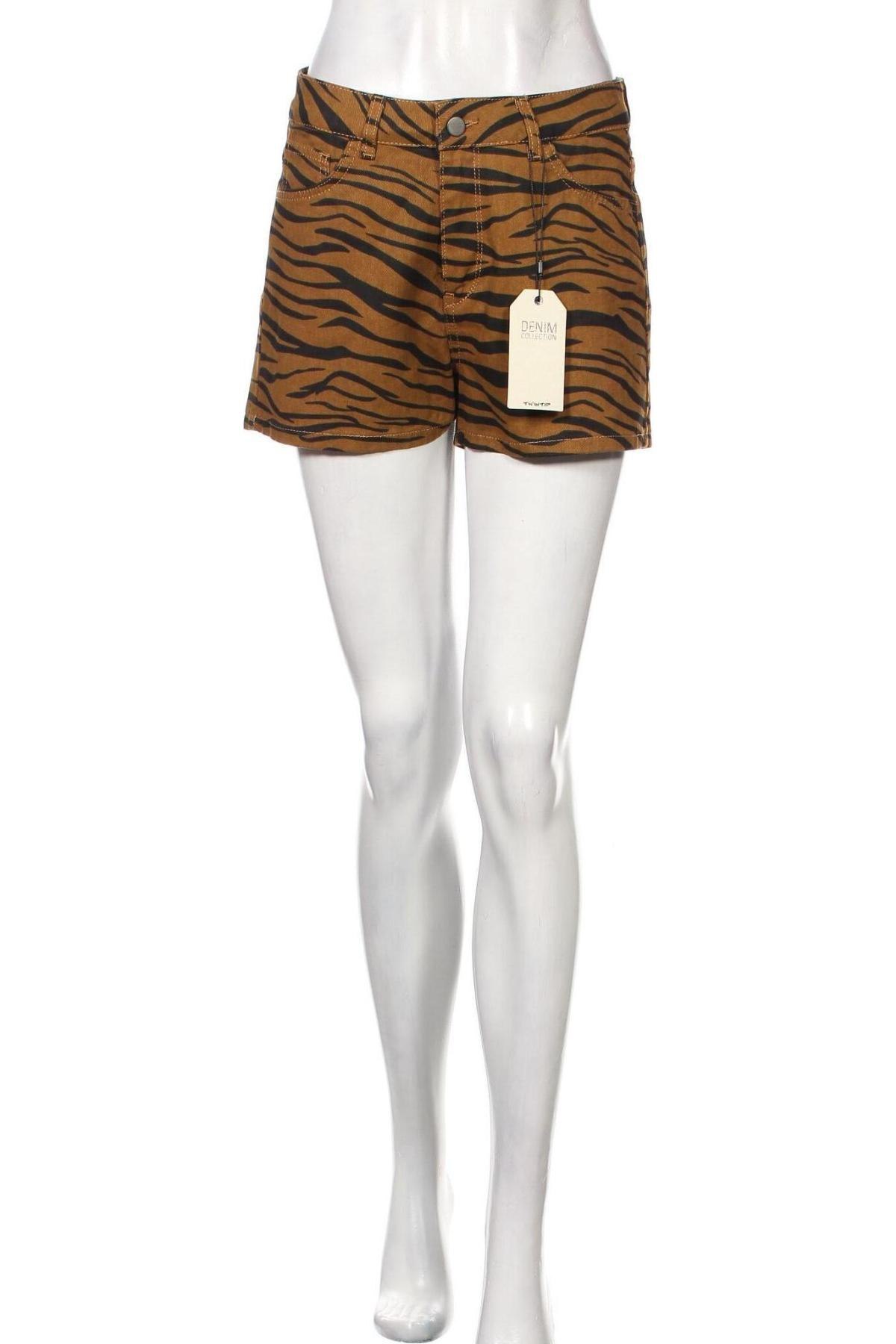Дамски къс панталон Twintip, Размер M, Цвят Кафяв, Цена 49,00 лв.