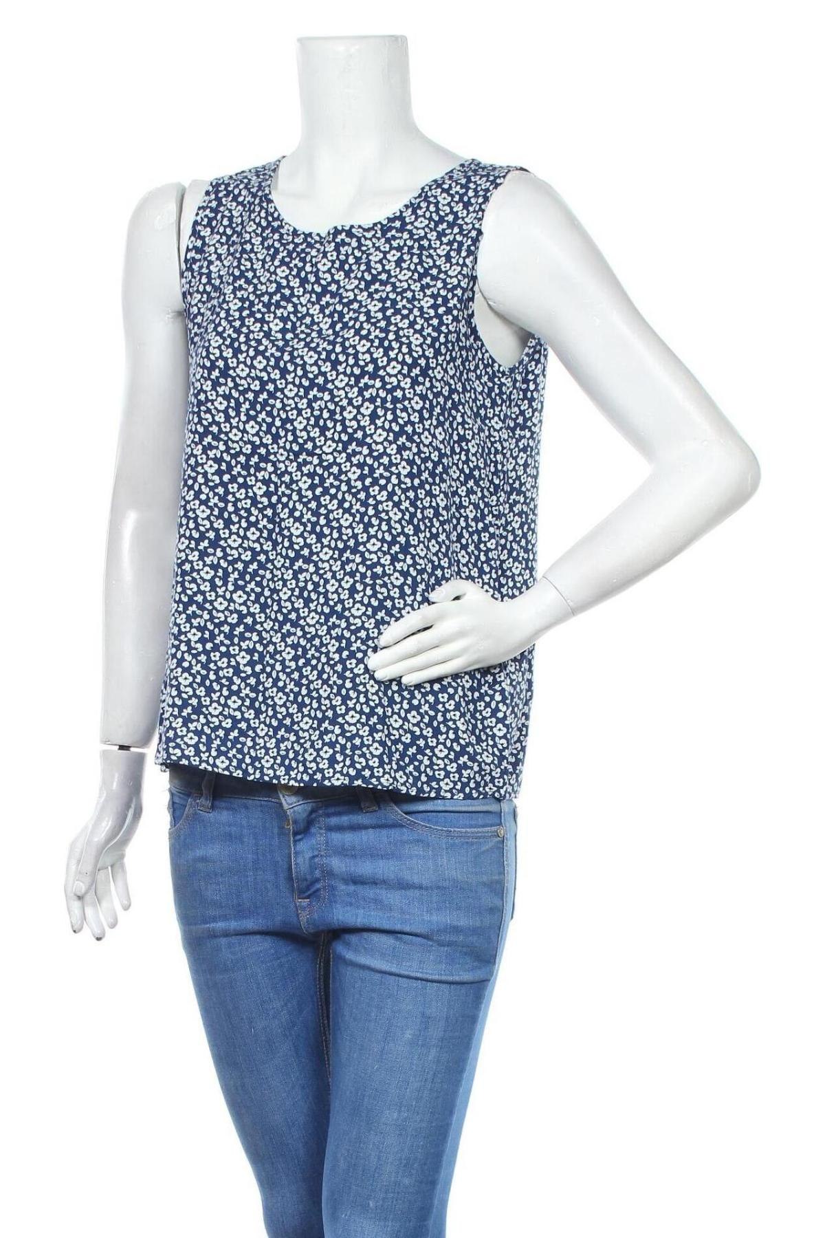 Γυναικείο αμάνικο μπλουζάκι Jacqueline De Yong, Μέγεθος M, Χρώμα Μπλέ, 100% βισκόζη, Τιμή 7,79 €