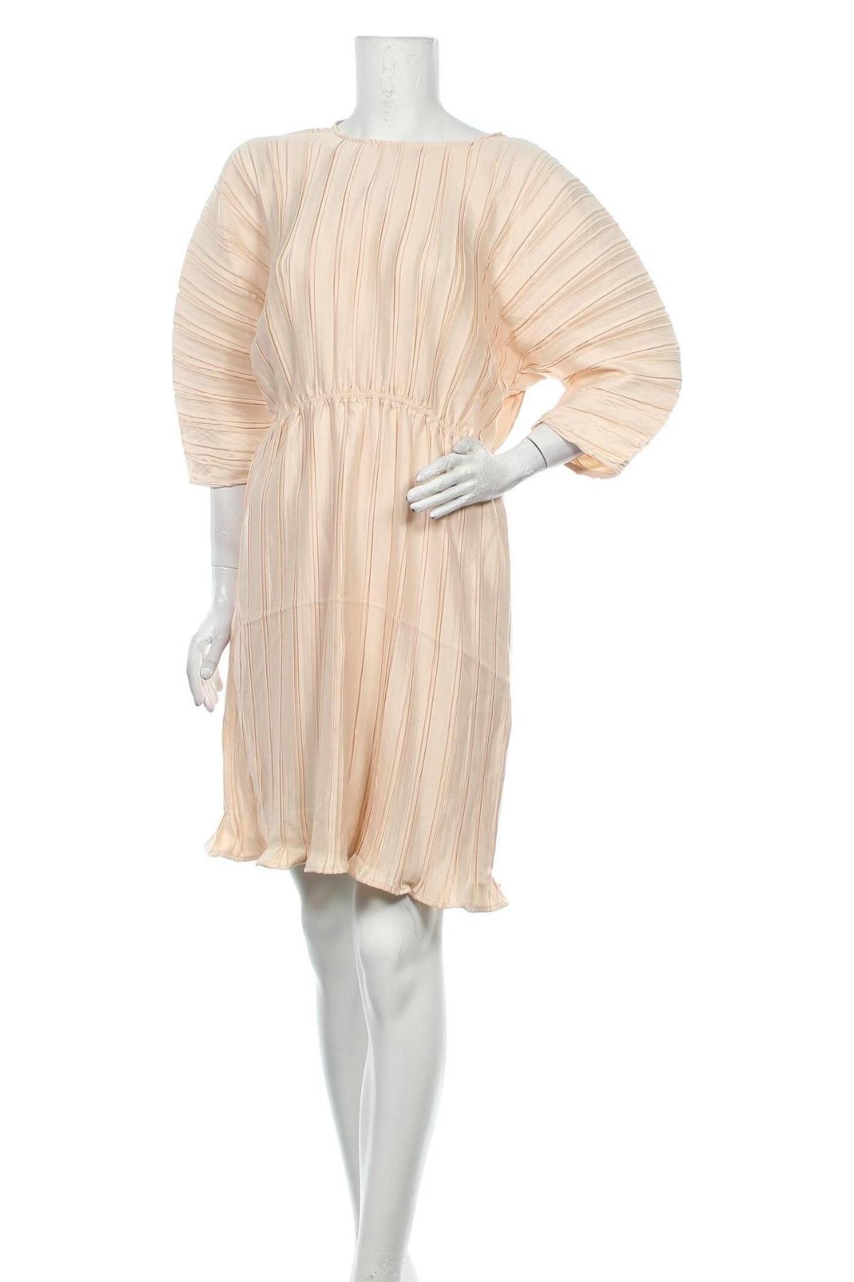 Kleid NA-KD, Größe M, Farbe Beige, Preis 4,20 €