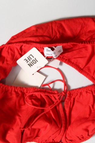 Bluză de femei Bershka, Mărime XL, Culoare Roșu, Preț 23,45 Lei