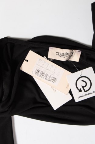Γυναικεία μπλούζα Club L, Μέγεθος M, Χρώμα Μαύρο, Τιμή 3,68 €