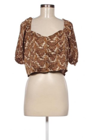 Γυναικείο πουκάμισο Monki, Μέγεθος XL, Χρώμα Πολύχρωμο, Τιμή 4,55 €