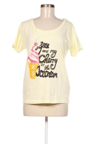 Γυναικείο t-shirt MyMO, Μέγεθος S, Χρώμα Κίτρινο, Τιμή 7,48 €