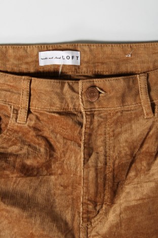 Pantaloni de velvet de femei Loft, Mărime M, Culoare Maro, Preț 14,51 Lei