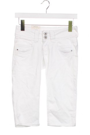 Дамски къс панталон Pepe Jeans, Размер XS, Цвят Бял, Цена 11,22 лв.