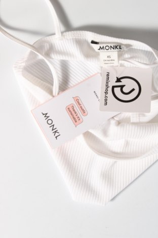 Damska koszulka na ramiączkach Monki, Rozmiar XS, Kolor Biały, Cena 50,64 zł