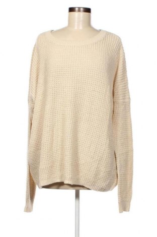 Дамски пуловер Amisu, Размер L, Цвят Бежов, Цена 5,80 лв.