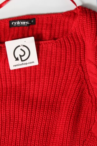 Дамски пуловер Colours Of The World, Размер S, Цвят Червен, Цена 6,38 лв.