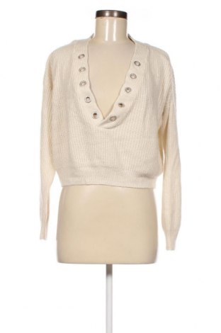 Γυναικείο πουλόβερ H&M Divided, Μέγεθος S, Χρώμα Εκρού, Τιμή 3,41 €
