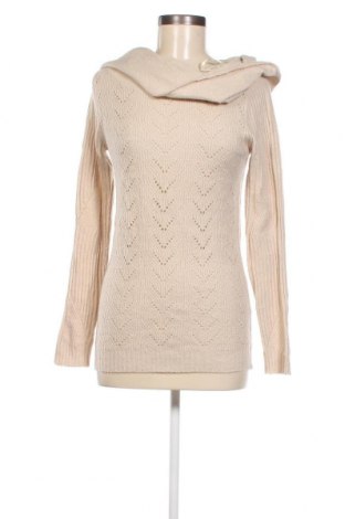 Дамски пуловер Jessica Simpson, Размер M, Цвят Бежов, Цена 6,09 лв.