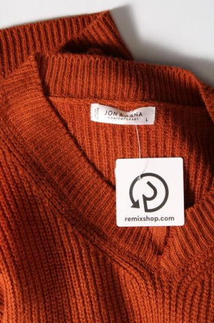 Γυναικείο πουλόβερ Jon & Anna, Μέγεθος L, Χρώμα Πορτοκαλί, Τιμή 3,12 €