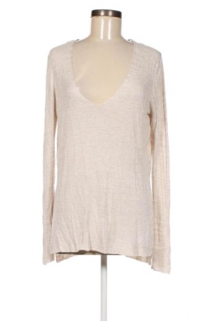 Γυναικείο πουλόβερ Zara Knitwear, Μέγεθος L, Χρώμα  Μπέζ, Τιμή 3,59 €