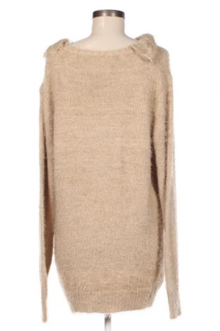 Дамски пуловер Zeagoo, Размер M, Цвят Бял, Цена 10,58 лв.